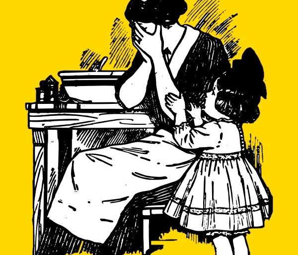maman qui pleure