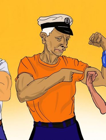 un bel homme musclé